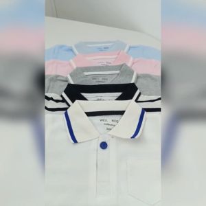 Kids High Quality Cotton T-ShirtPolo Clothing Short Sleeve Casual Attire for Kids Boys and Girls 2-10 Years Old