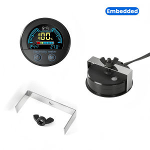 DC 7-100V LED Digital Display Voltmeter Two-wire Voltage Battery Level Indicator Universal for Acid Lithium-ion LiFePO4 Battery