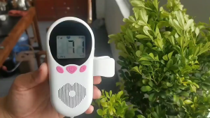 Fetal Doppler for Pregnant with Gel 250ml Portable Doppler Fetal Heart Monitor With Gel Handheld Pregnant Baby Ultrasound Heart Rate Monitor Pocket LCD Probe Fetal Doppler Baby Hearbeat Detector