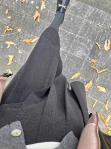 High Waist Slim A-Line Skirt
