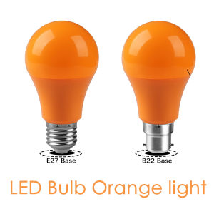 4-20Pack Orange Lighting LED Bulb E27 B22 8W 640LM AC100-240V Energy Saving for Home Party Courtyard KTV Stage Decoration