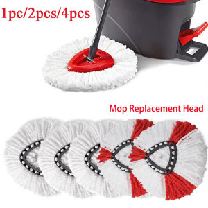 Mop Heads Compatible with Vileda & Ocedar Thickened Rotating Triangular Microfiber Replacement Pads Household Mop Head Accessory