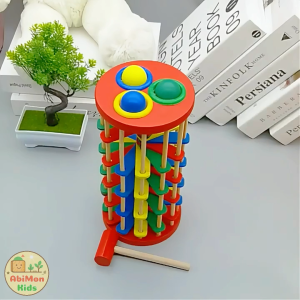 Đập Bóng Lốc Xoáy Bằng Gỗ | Trò Chơi Đơn Giản Giúp Bé Thư Giãn Tăng Khéo Léo Và Hứng Thú Khám Phá Thế Giới Xung Quanh