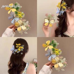 Kẹp Tóc Hoa Bướm Thanh Lịch Prevadaza Phụ Kiện Tóc Thể Thao Thời Trang Mùa Hè 2025 Phụ Kiện Tóc Đội Hình