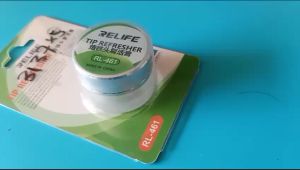 Tip RELIFE Refresher Solder - Pasir Besi Pembersih Penajam Ujung Solder Melancip Ujung Solder Original
