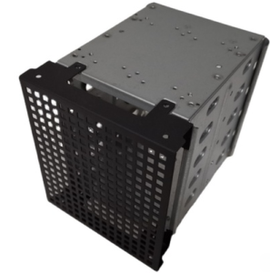 Shockproof Desktop Computer Hard Drive Cage External Box 3.5 Inch Disk Mounting Bracket Anti-vibration NAS Black Cluster Shine
