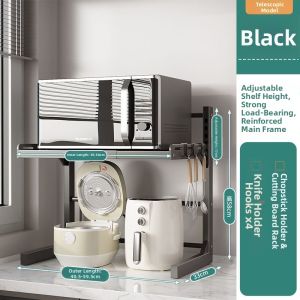 Adjustable Multi-layer Kitchen Storage Rack