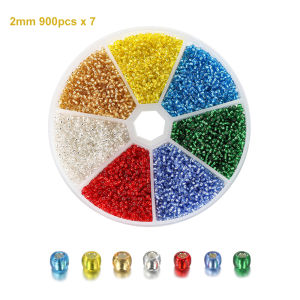 Set Wholesale 2mm Glass SeedBeads Czech seed beads round beads For DIY Bracelet Necklace Jewelry Jewelry Making Kit Accessories
