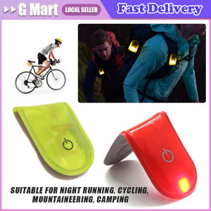 Sports LED Safety Light Reflective Magnetic Clip on Strobe Reflector Warning Clip Night Running on Foot Lamp