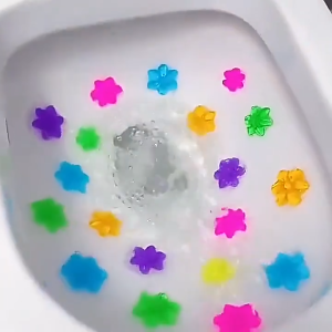 Flower Gel Stamp Toilet deodorizing odor removing artifact floret gel toilet cleaner Air Freshener
