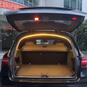 YUSATAN Car Trunk Led Light Strip PVC Flexible Ambient Light Strip Automatic On/Off Hidden Installation Universal for Suv/Mpv
