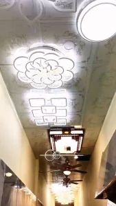 Đèn Ốp Trần Đèn Trần Trang Trí Phòng Khách Phòng Ngủ Trần Thạch Cao 3 Chế Độ Sáng Có Kèm Điều Khiển Từ Xa - Bảo Hành 2 Năm