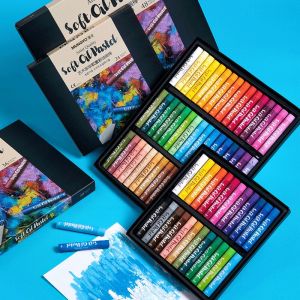 Mungyo 24/36/48/72 Colors Professional Artists quality Soft Oil Pastels Set Heavy Color Oil Painting stick Crayon Set School Art Supplies