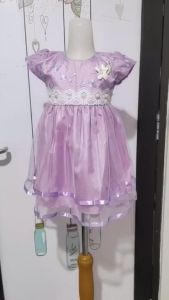 GPA- Dress Kids Vidi Anak Perempuan / Dress Anak Perempuan Kekinian Bahan Brukat Kombi Tile Furing Saten Halus / Gaun Pesta Ulang Tahun Anak Murah Dan Lucu