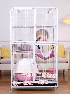 【SG SELLER】Pet Cage With Wheels Multi Level Big Cat Cage Condo House Villa/ Rabbit Cage/ Bird Parrot Cage / Pets Cage Chinchilla