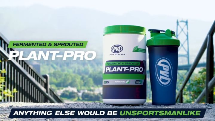PVL Plant Pro 25g Proteine Vegane In Polvere – Vaniglia – Con Probiotici Ed Enzimi Digestivi – Germogliato E Fermentato