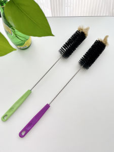 Long Handle Bottle Cleaning Brush for Glass Bottles Thin Necked Drink Bottles Kitchen Universal Brush Water Bottles And Jars
