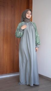 ALLORA Rosy Dress Gamis Mewah Luxury Premium Boutique Quality by Allora Boutique