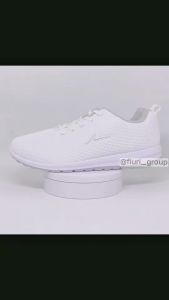 FIURI - ANDO - WIENA 33-43 PUTIH - Sepatu Kets Wanita - Sepatu Sneakers Wanita - Sepatu Olahraga Sport Wanita - Sepatu Casual - Sepatu Jogging Lari Fitness Gym Senam Wanita - Sepatu Anak Perempuan Cewek - Sepatu Sekolah Bertali SD SMP SMA