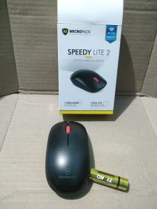 Mouse Wireless Micropack MP-702W Speedy Lite 2 Black asli (original)