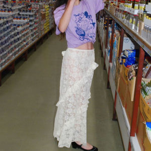 ชุดเดรสครึ่งตัวที่สวยงามและเซ็กซี่ด้วยลายปักผ้าไหมสําหรับผู้หญิง มาใหม่ในฤดูร้อน วัสดุโพลีเอสเตอร์ สไตล์ยุโรปและอเมริกัน