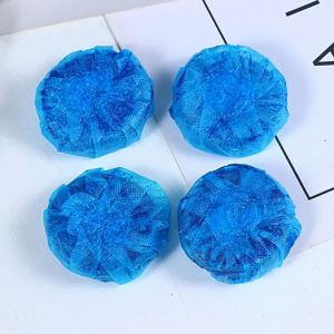 Toilet Cleaning Spirit Blue Bubble Block 4 pieces toilet deodorizing household fresh-scented odor removal artifact toilet cleaner treasure