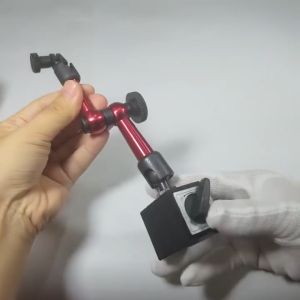 【คุณภาพสูง】ฐานแม่เหล็กโลหะสําหรับทดสอบหน้าปัดดิจิตอลตัวบ่งชี้สากลตัวบ่งชี้ทรงกลมแท่งค้ำคันเบ็ด