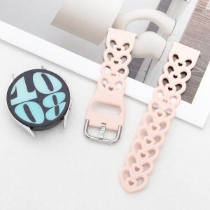 20MM Silicone Creative Heart-shaped Watch Strap For Samsung Galaxy 7/6/5/4 5Pro 4/6Classic Sport Band For Huawei Watch GT3/2