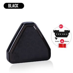 LED Car Brake Tail Light Triangle Red Reversing Stop Flash Warning Fog Lights Anti-collision Auto Singal Lamp Universal 12v New