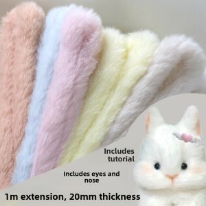 Super Dense Thickened Plush Rabbit Fur Twist Stick DIY Handmade Materials Kit for Dogs And Rabbits Toy Creative Crafting Supplies