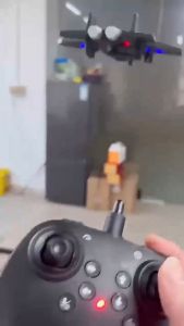 RC Airplane toy kapal terbang Remote Control Plane 2.4G RC Fighter EPP Glider Airplane Model aircraft glider Toys Gift drone R4QS