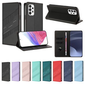 กระเป๋าสตางค์หนังสําหรับ Samsung Galaxy A42 A50 A51 A52 A53 A54 A55 A56 A70 A71 A72 A73 A81 A91 f06 F16 4G 5G ฝาครอบโทรศัพท์