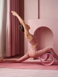 Yoga wheel open back yoga equipment Fitness Yoga wheel roller loop home Pilates circle