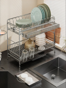 youqin | Multipurpose Stainless Steel Dish Drying Rack