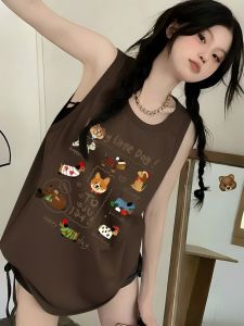 SHUQINGLAI | Sporty Sleeveless Summer Casual Tank Top