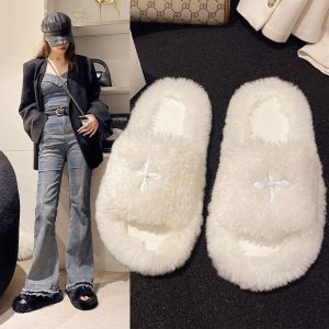 JIFANPAUL | Luxury Outdoor Wool Fleece Slippers
