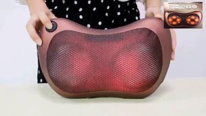 Pillow Massage Car Home Dengan Bola Pijat Pemanas / Bantal Pijat Mobil / Bantal Pijat