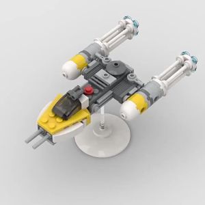 Bộ Đồ Chơi Lắp Ráp Mô Hình Máy Bay Chiến Đấu Y-Wing Starfighter MOC Dòng Sản Phẩm Hành Tinh Đồ Chơi Giáo Dục Cho Trẻ Em Mô Hình Lắp Ghép Dạng Hạt Chủ Đề Giả Tưởng & Khoa Học Viễn Tưởng