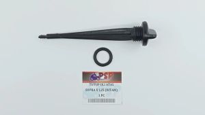 Tutup Oli Atas Supra X 125 (Hitam) - Penutup Colokan Oli Oil Mesin + Seal Sil Oring O Ring Revo