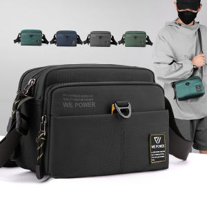 Casual Crossbody Bag Mens Small Nylon Bag Southeast Asia Design Sensation Single Shoulder Bag Leisure Nylon Cloth Square Bag