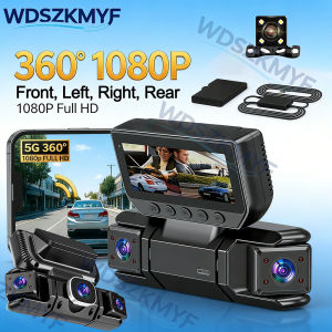 WIFI 4CH 360 Degree Car Dvr 1080P Video Recorder WiFi APP Dashcam 24h Parking Monitor Front and Rear View Camera Car Recorder