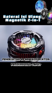 【New Ai】NETPAC Ai Funcooler AL28 Fan Cooler Magnetic Back Clip 2 in 1 Kontrol suhu cerdas AI with RGB