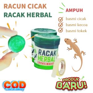 Racun Cicak Racak Racun Cucak Super Ampuh Membasmi Cicak Tokek Kecoa Ampuh - Kemasan Baru Original Produk