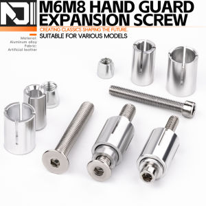 2pcs M8 M6 13/16mm Motorcycle Expansion Screw Handguard Handlebar End Plugs Screw Universal Handle Bar Expand Screws Accessories