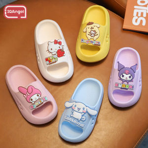 IQANGEL รองเท้าแตะเด็ก EVA สำหรับน่ารักฤดูร้อนเจ้าหญิงเด็กทารก หวังผ่อนกันห้องน้ำลื่นรองเท้าแตะเด็ก สำหรับผู้หญิงเด็กชายบ้าน
