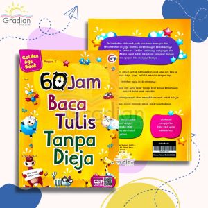 Buku Belajar Membaca Anak TK PAUD 60 Jam Pintar Baca Tulis Tanpa Dieja Original