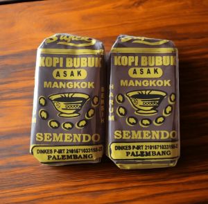 Kopi Bubuk Robusta Asli Palembang Semendo Cap Mangkok Tanpa Ampas