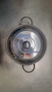 Nồi Lẩu Inox có nắp chất lượng dày dặn sáng bóng size 26cm 28cm