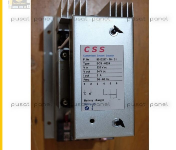 Battery charger CSS 24Vdc 5A untuk otomatisasi genset | Lazada Indonesia