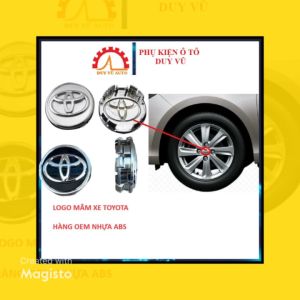 LOGO LA ZĂNG LOGO MÂM XE XE TOYOTA NHƯ CAMRY VIOS INNOVA ALTIS CROSS RAIZE WIGO